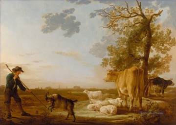  Cuyp Peintre - Aelbert Cuyp Paysage avec du bétail